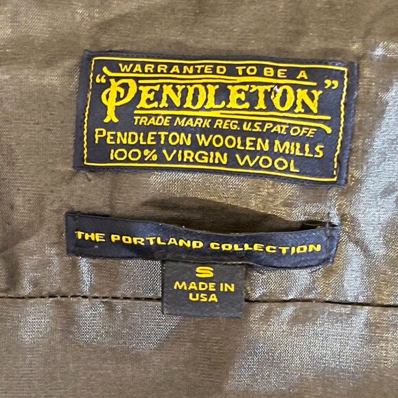 Pendelton Wool Coat Dress The Portland Collection Womens Sz S - Picture 3 of 12